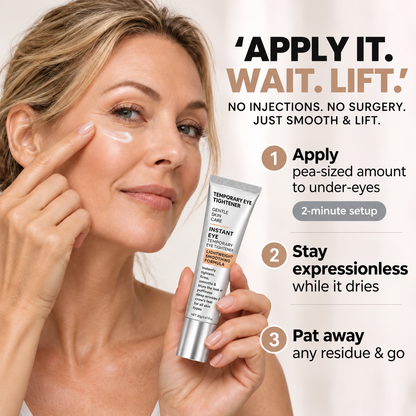 Reverse-Aging Temporary Eye Tightener: Younger Looking Eyes In 90 Seconds