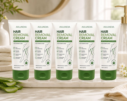 Avlunexa™ Natural Gentle Hair Removal Cream | For Women & Men, Sensitive Skin