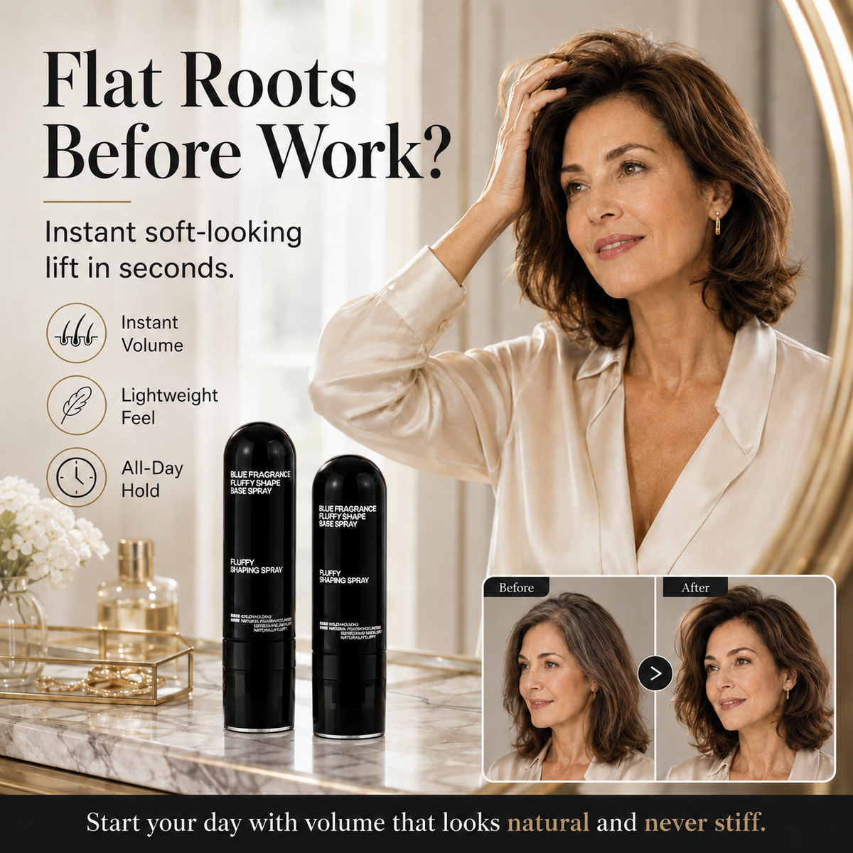 💗Fluffy Hair Shaping Spray Long Lasting Volumizing Mist